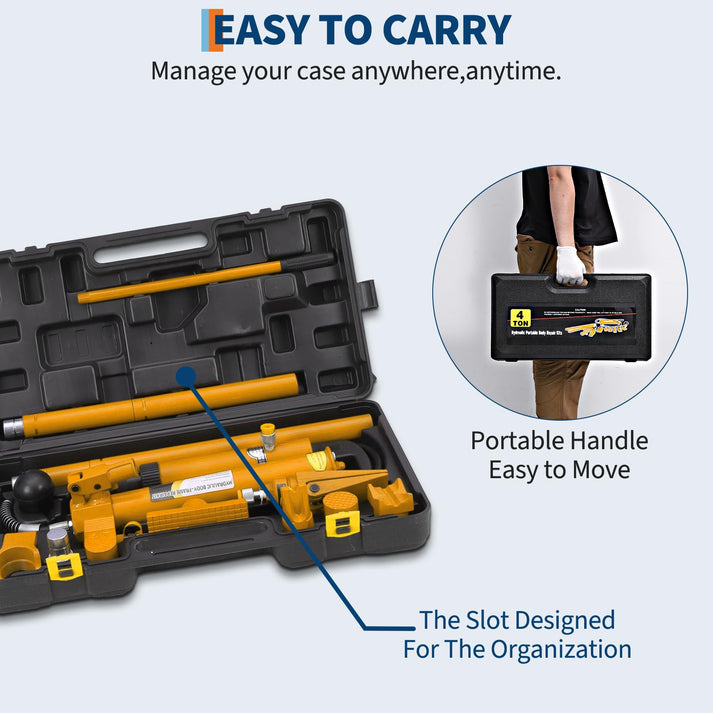 Tragbare Transportbox für Hydraulik-Set
